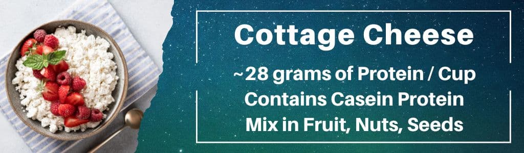 Evening Snack Idea for Athletes Cottage Cheese