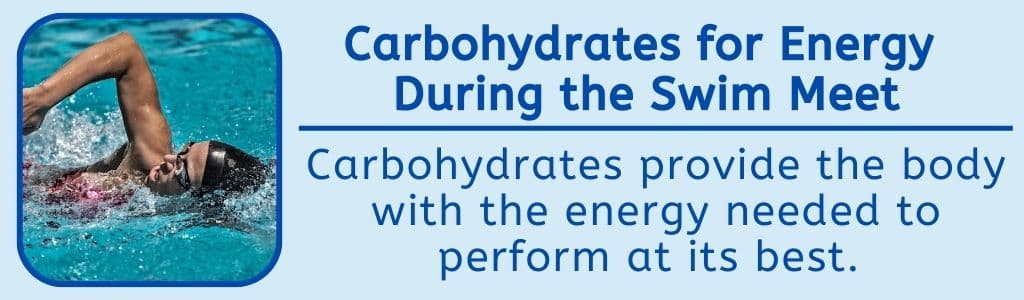 Carbohydrates for Energy During the Swim Meet