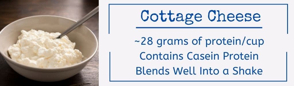 Cottage Cheese in a Protein Shake for Teen Athletes 