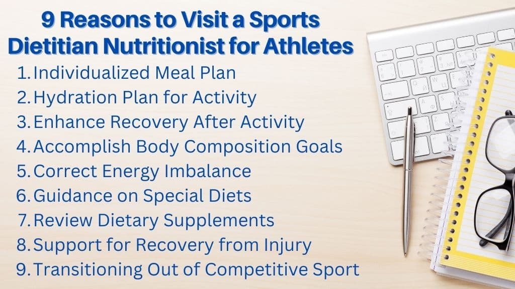 9 Reasons to Visit a Sports Dietitian Nutritionist for Athletes 