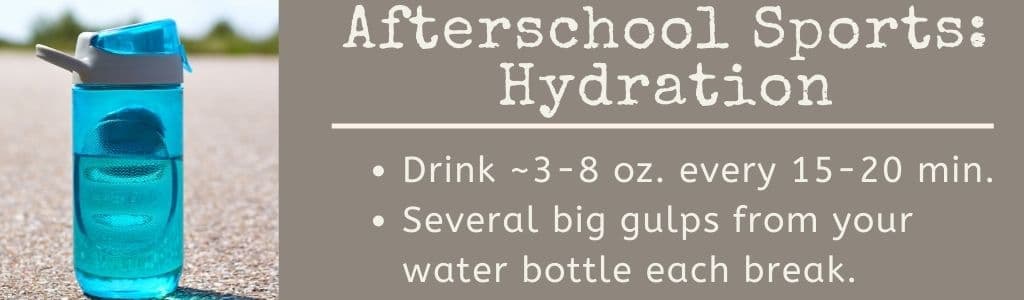 Afterschool Sports Hydration