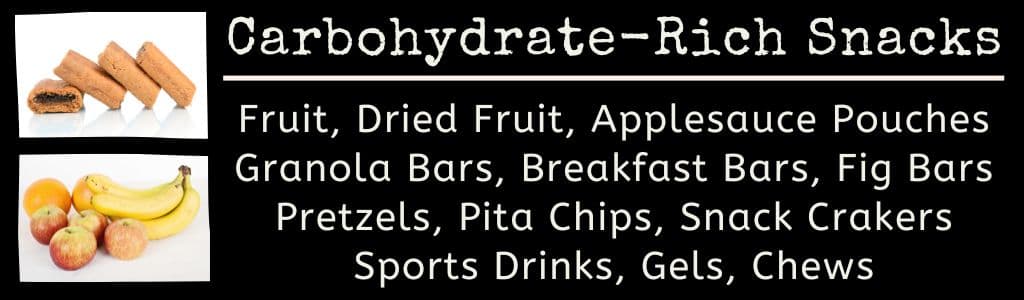 Carbohydrate Rich Snacks