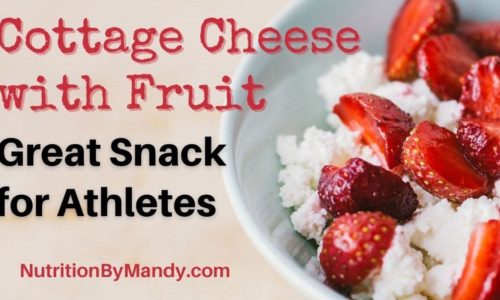 Cottage Cheese with Fruit Great Snack for Athletes