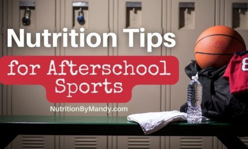 Nutrition Tips for Afterschool Sports