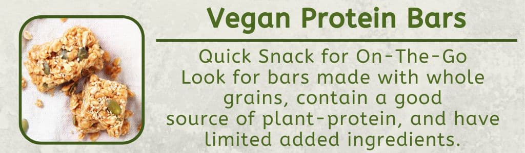 High Protein Vegan Snacks - Protein Bars