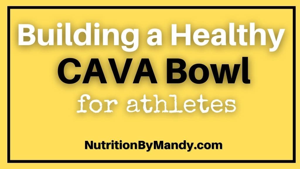 Building A Healthy Cava Bowl For Athletes Nutrition By Mandy