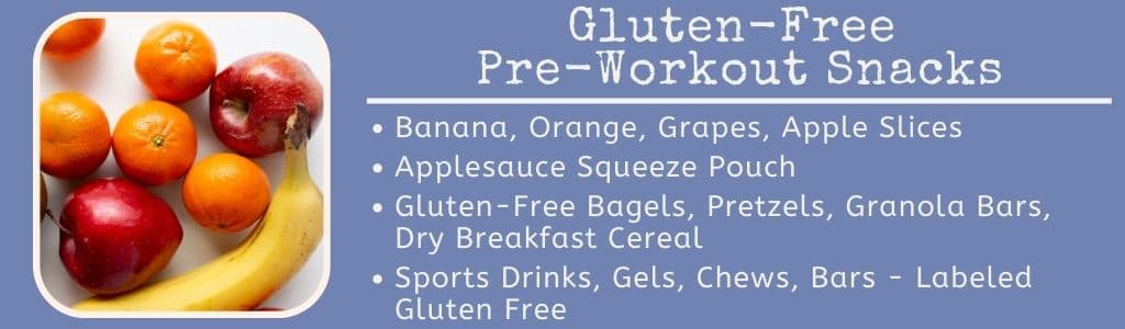 Gluten Free Pre Workout Snacks 