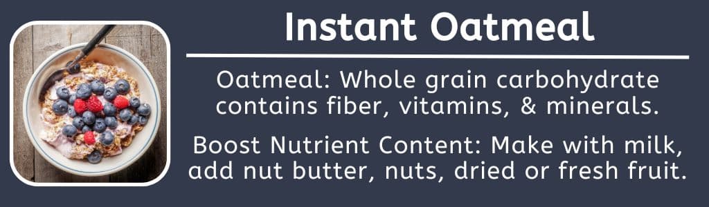 Instant Oatmeal 