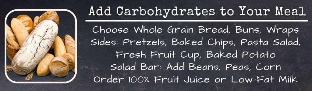 Add Carbohydrates to Your Meal