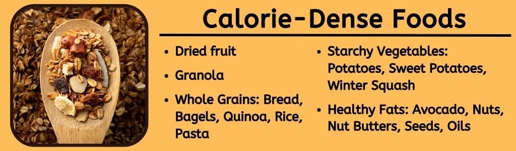 Calorie Dense Foods