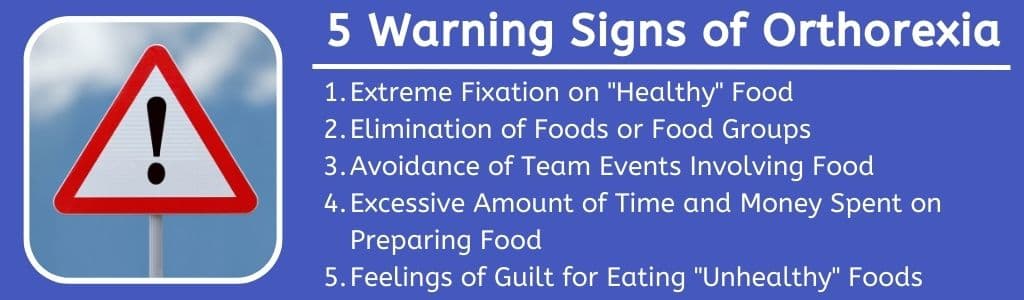 5 Warning Signs for Orthorexia in Athletes