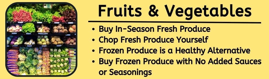 Food to Buy on a Budget Fruits and Vegetables 