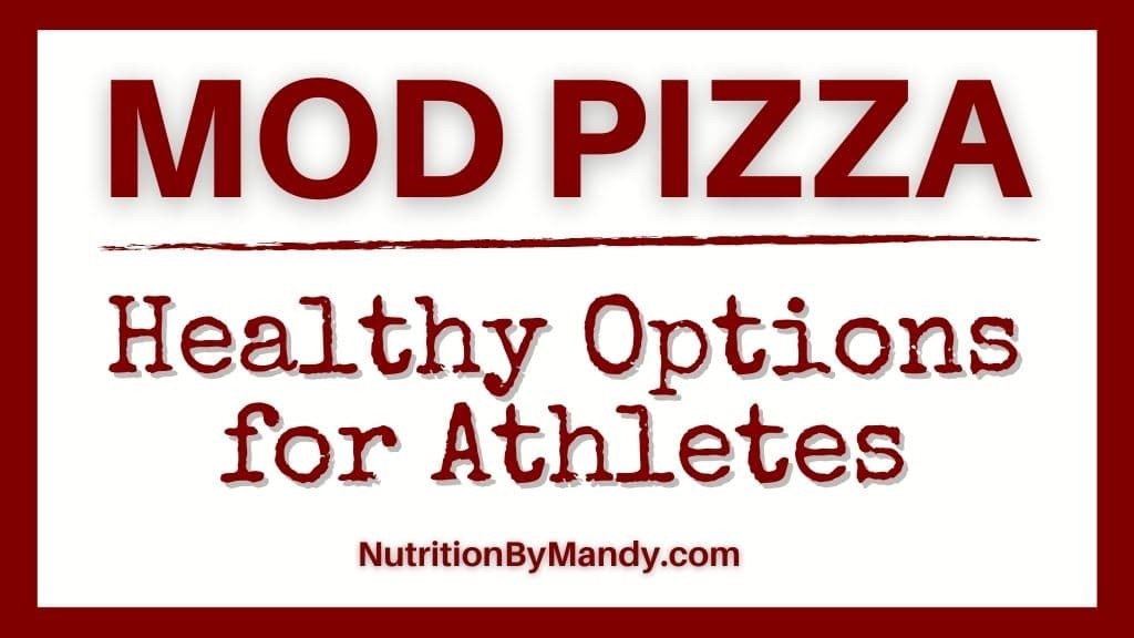 Mod Pizza Healthy Options for Athletes