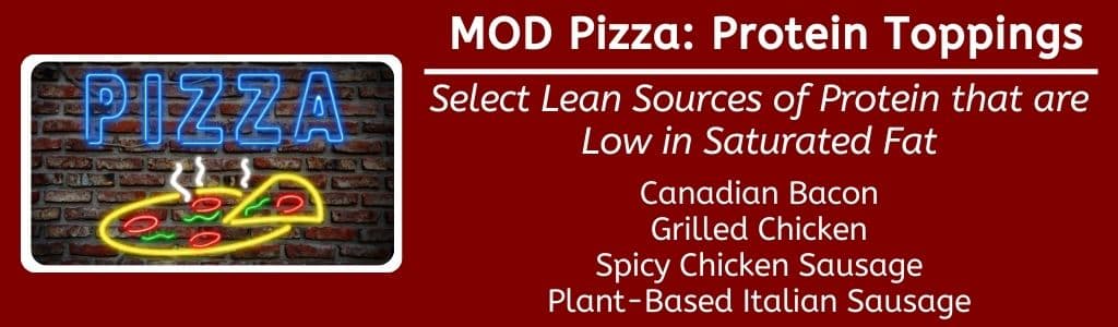 Mod Pizza Protein Toppings 