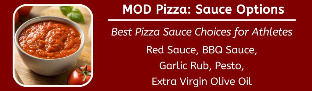 Mod Pizza Sauce Options 