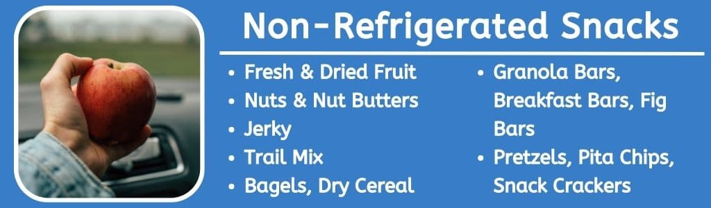 Non Refrigerated Road Trip Snacks 