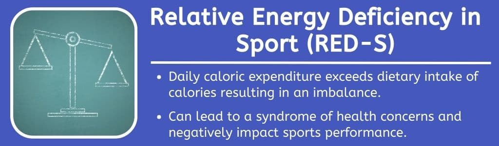 Relative Energy Deficiency in Sport RED-S 