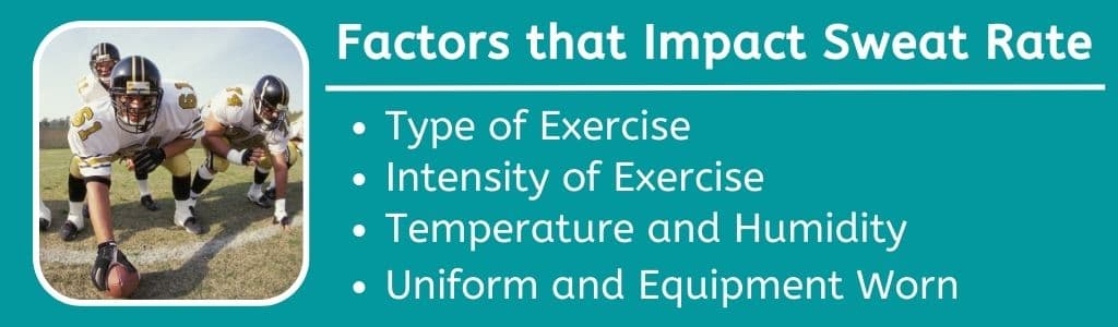 Factors that Impact Sweat Rate 