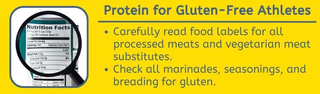 Protéine pour les athlètes sans gluten 