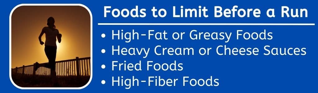 Foods to Limit Before a Run 