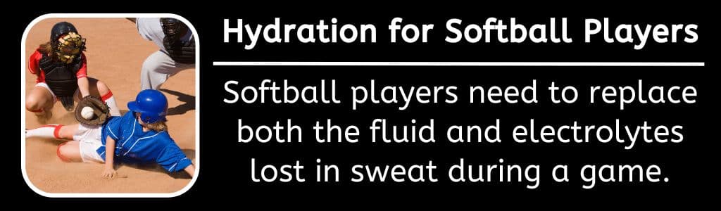 Hydration for Softball Players 