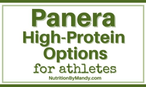 Panera High Protein Options for Athletes