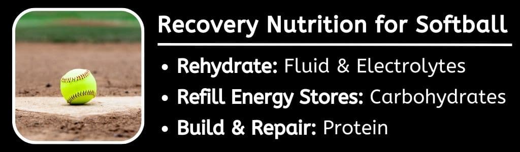 Recovery Nutrition for Softball 