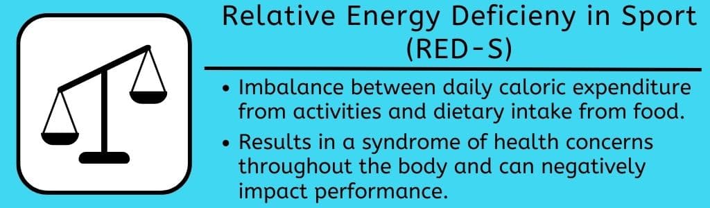 Relative Energy Deficiency in Sport RED-S 