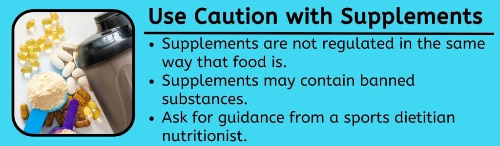 Use Caution with Supplements 