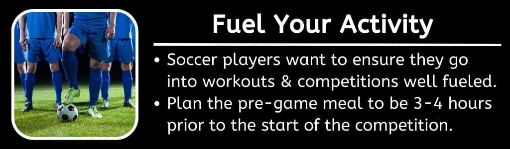 Fuel Your Activity Energy for Soccer Games