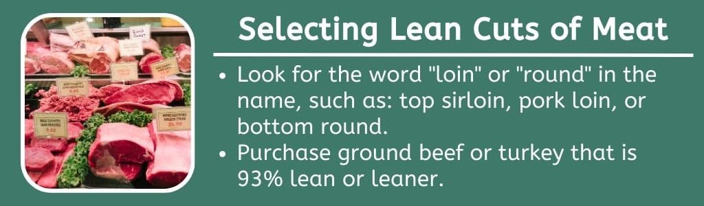 Selecting Lean Cuts of Meat 