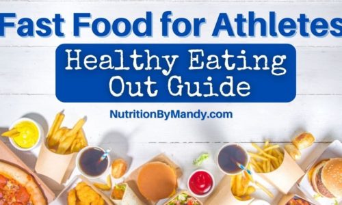Fast Food for Athletes Healthy Eating Out Guide