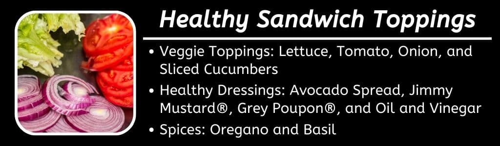 Healthy Sandwich Topping Options at Jimmy Johns 
