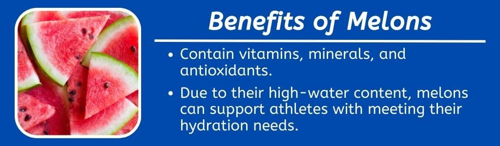 Benefits of Melons for Athletes 