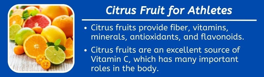 Citrus Fruit for Athletes 