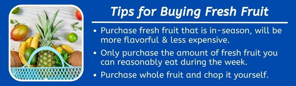 TIps for Buying Fresh Fruit 