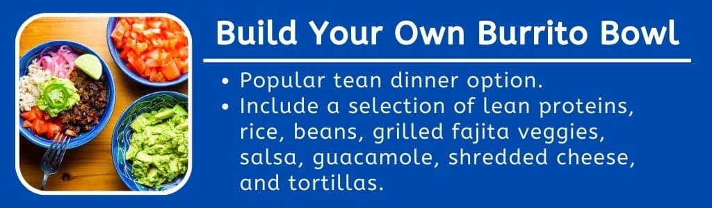 Build Your Own Burrito Bowl 