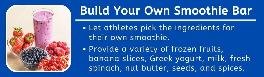 Build Your Own Smoothie Bar