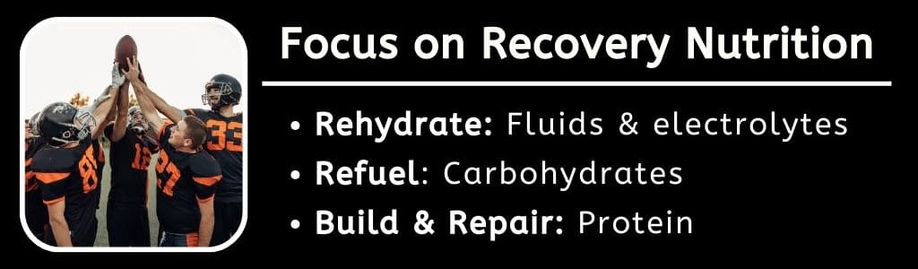 Focus on Recovery Nutrition 