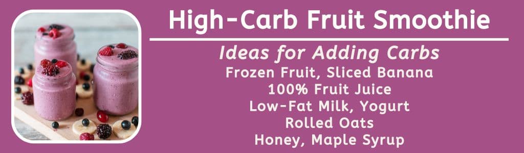 High-Carb Fruit Smoothie 
