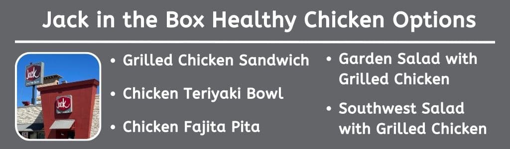 Jack in the Box Healthy Chicken Options 