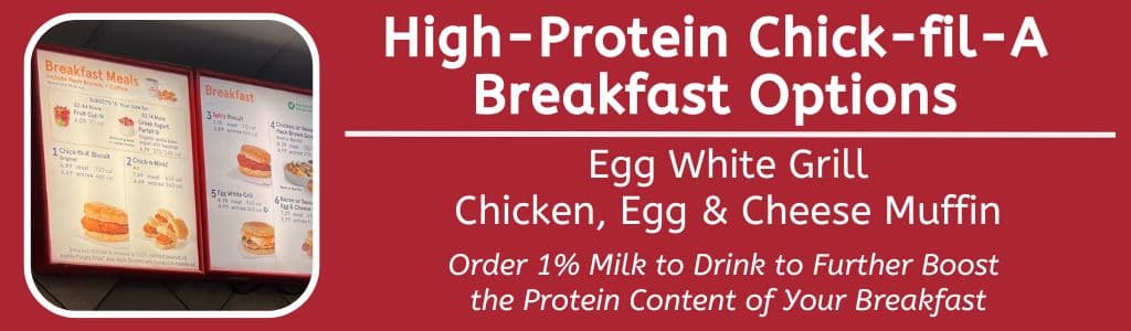 High Protein Chick fil A Breakfast Options 