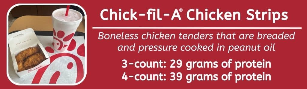High Protein Chick fil A Chicken Strips 