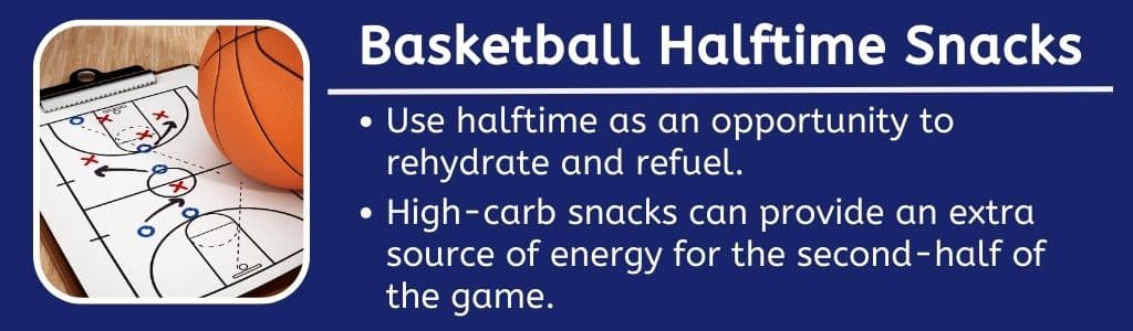 Basketball Halftime Snacks