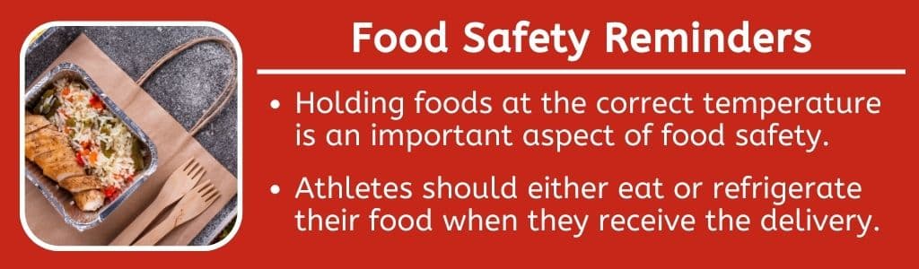 Rappels sur la sécurité alimentaire pour la livraison de nourriture 