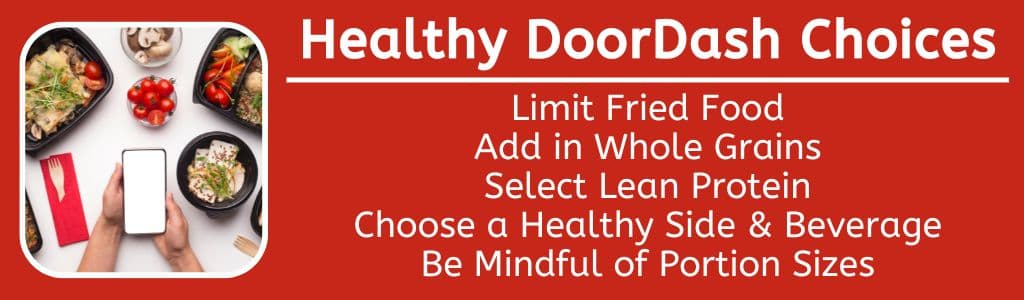 Healthy DoorDash Choices
