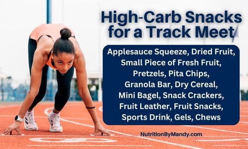High-Carb Snacks for a Track Meet 