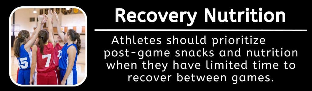 Prioritize Recovery Nutrition 