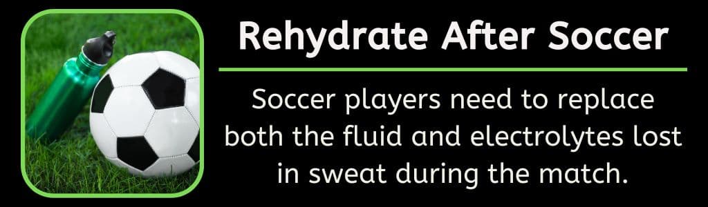 Rehydrate After Soccer 