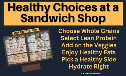 Healthy Choices at a Sandwich Shop
